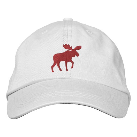Red Moose Silhouette Wildlife Wilderness Animal Pet (Voorkant)