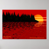 Red Morning (afdruk) Poster (Voorkant)