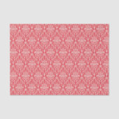 Red Moroccan Abstract Pattern Tissuepapier (Voorkant)
