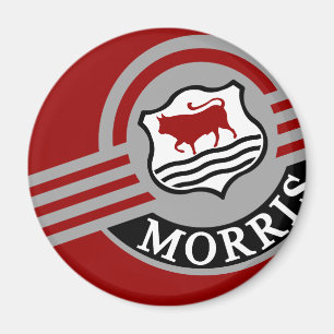 Red Morris Minor Fridge Magneet