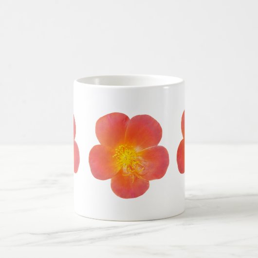 Red Moss Roses Mug Koffiemok (Center)