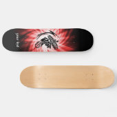Red Motocross Persoonlijk Skateboard (Horizontaal)