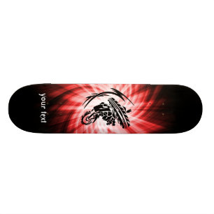 Red Motocross Persoonlijk Skateboard