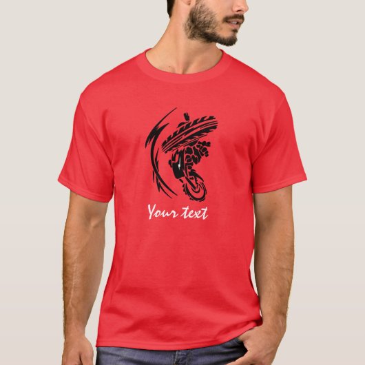 Red Motocross T-shirt (Voorkant)