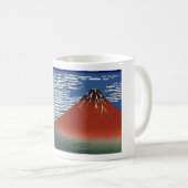Red Mount Fuji Koffiemok (Voorkant rechts)
