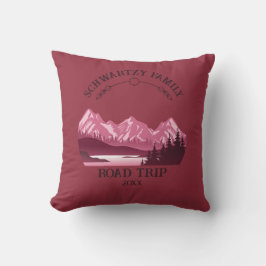 Red Mountain Lake zonsondergang Kussen