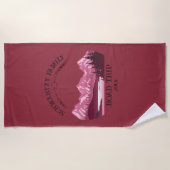  Red Mountain Lake zonsondergang Strandlaken (Voorkant)