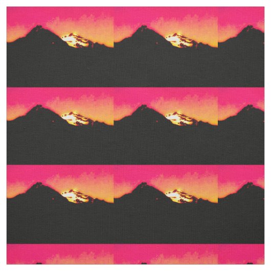 Red Mountain Sunset Stof (Swatch)