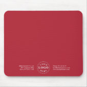 Red Mouse Pad – Promote Your Business in Style Muismat (Voorkant)