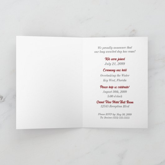 Red Mr. en Mr Gay Wedding Reception (Binnen)