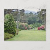 Red Muckross House Gardens, Ierse bloemen Briefkaart (Voorkant)