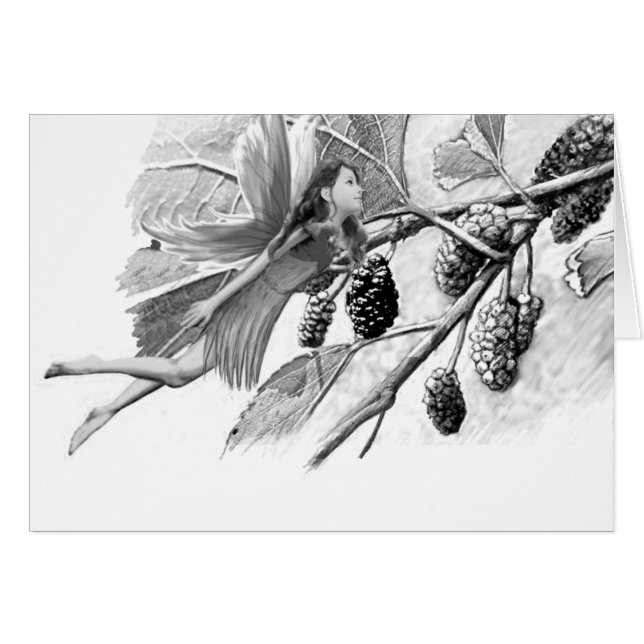 Red Mulberry Tree Fairy (Voorkant Horizontaal)