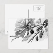 Red Mulberry Tree Fairy Briefkaart (Voorkant / Achterkant)