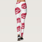 Red Multi Lips Leggings (Achterkant)