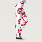 Red Multi Lips Leggings (Rechts)