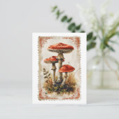 Red Mushroom Briefkaart (Staand voorkant)