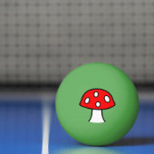 Red Mushroom Ping Pong Ball (Net)