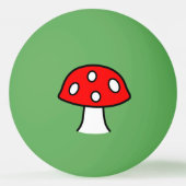 Red Mushroom Ping Pong Ball (Voorkant)