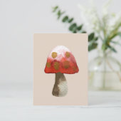 Red Mushroom Toadstool magie Briefkaart (Staand voorkant)