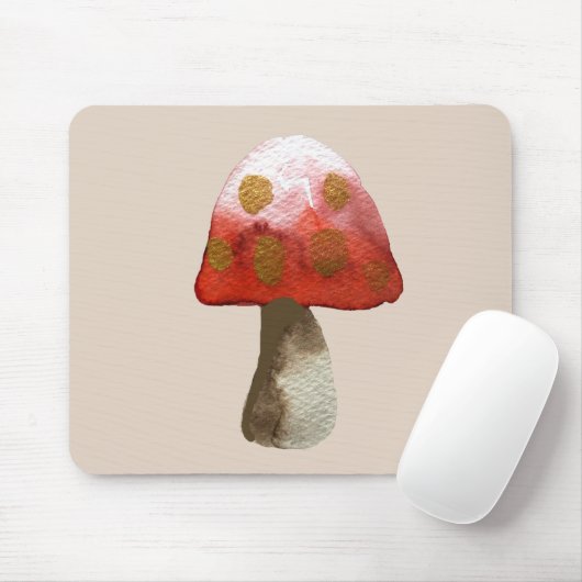 Red Mushroom Toadstool magie Muismat (Met muis)