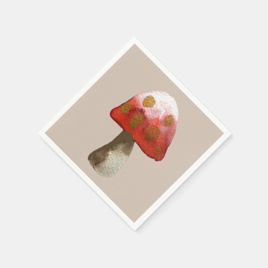 Red Mushroom Toadstool magie Servet (Hoek)