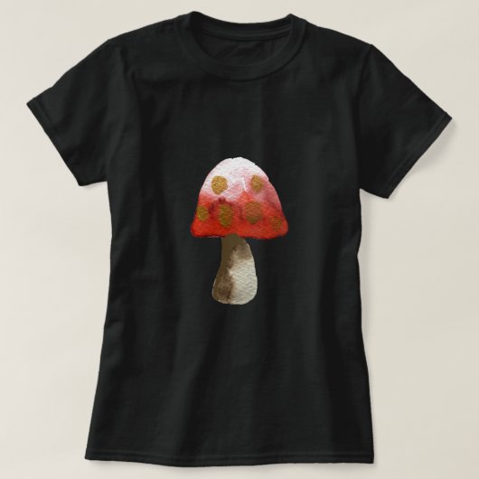 Red Mushroom Toadstool magie T-shirt (Design voorkant)