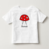Red Mushroom Toddler T-Shirt (Voorkant)