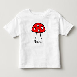 Red Mushroom Toddler T-Shirt