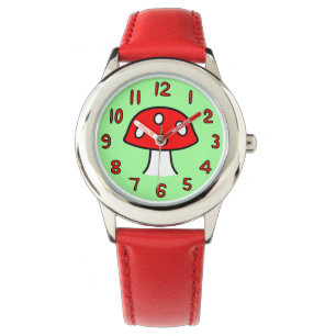 Red Mushroom Watch (Child) Horloge