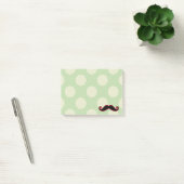 Red Mustache, Curl Mustache, Stache, Polka Dots Post-it® Notes (Kantoor)