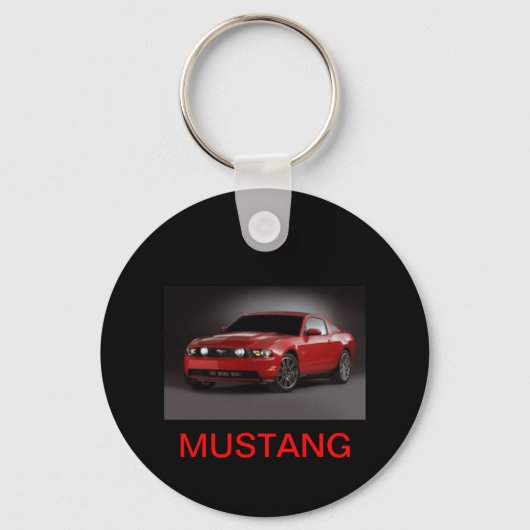RED MUSTANG SLEUTELHANGER (Voorkant)