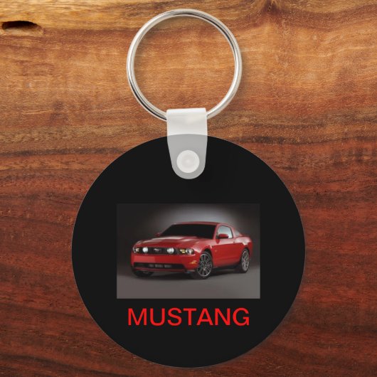 RED MUSTANG SLEUTELHANGER (Voorkant)