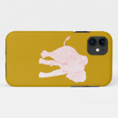 Red/Mustard iPhone 5 Hoesje (Achterkant (horizontaal))