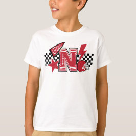Red N Football Fan T-shirt