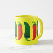 Red N Green Hot Peppers Mok (Voorkant rechts)