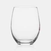 Red Napa Valley Bachelorette Wijnglas Zonder Voet (Rechts)