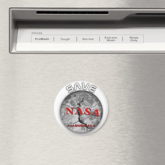 Red NASA! Magneet-standaard (aanbevolen) Magneet (Insitu (Vaatwasser))