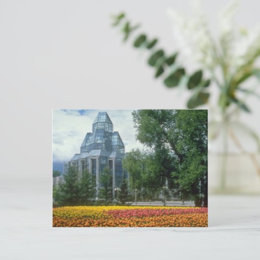 Red National Art Gallery, Ottawa, bloemen uit Cana Briefkaart (Staand voorkant)