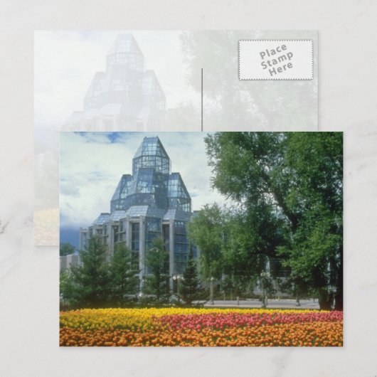 Red National Art Gallery, Ottawa, bloemen uit Cana Briefkaart (Voorkant / Achterkant)