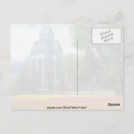 Red National Art Gallery, Ottawa, bloemen uit Cana Briefkaart (Achterkant)