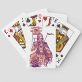 Red Native American Pokerkaarten (Achterkant)