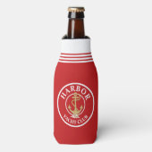 Red Nautical Bottle Cooler (Fles Voorkant)