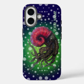 Red Nautilus Ocean Leviathin Case-Mate iPhone Case (Achterkant)