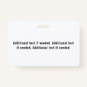 Red Navy Authorised Guest Voeg uw Logo toe Badge (Achterkant)