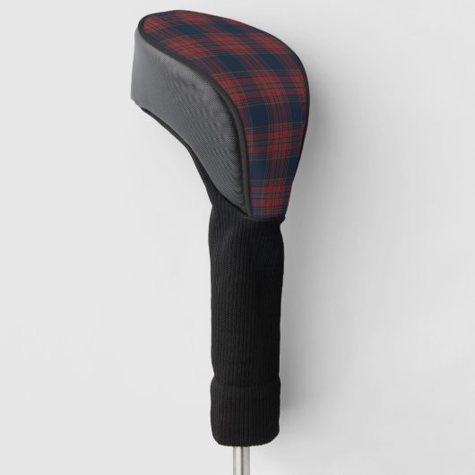 Red Navy Blue Tartan Pset Pattern Golfheadcover (Schuin)