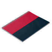 Red & Navy CUSTOM Notitieboek (Linkerzijde)