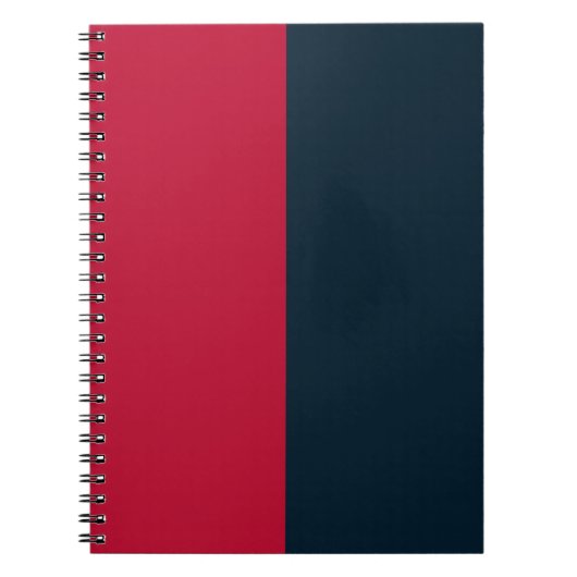 Red & Navy CUSTOM Notitieboek (Voorkant)