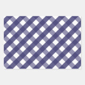 Red Navy Green Big Gingham Gift Wrap Sheets Inpakpapier Vel (Voorkant)