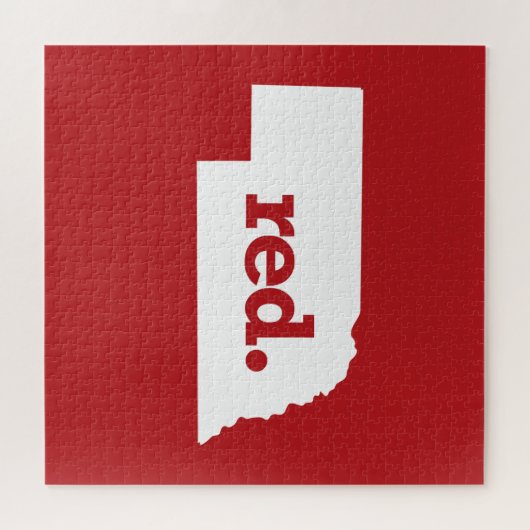 RED NEBRASKA LEGPUZZEL (Horizontaal)