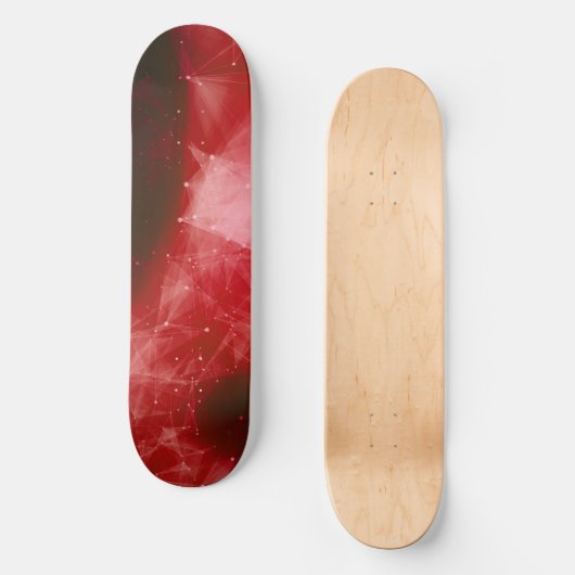 Red Nebula Skateboard | kosmisch ruimteskateboard (Voorkant)